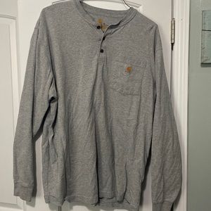 Mens Carhartt
LOOSE FIT HEAVYWEIGHT LONG-SLEEVE POCKET HENLEY T-SHIRT STYLE